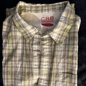 Canyon River Blues Mens Shirt Size Large - 41-43